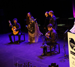 Actuación de un grupo flamenco local que interpreta "El Vito"