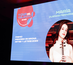 Anuncio del ganador del “Premio Fundación Princesa de Girona 2023” en la categoría de “Artes y Letras”, a la violinista María 