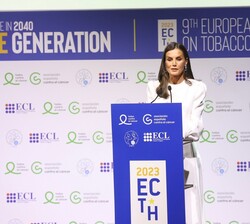 Doña Letizia en la 9ª Conferencia Europea “Tabaco o Salud”