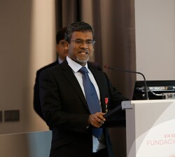 Intervención de Arri Coomarasamya galardonado con el XIX Premio Fundación Dexeus Mujer