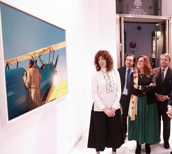 Visita de Su Majestad el Rey a la exposición “Flying Lovers: Por amor al arte y la aeronáutica”