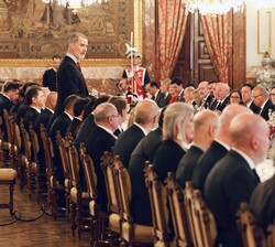 El Rey Don Felipe en su intervencón en el almuerzo en honor de Su Excelencia el Presidente de la República Árabe de Egipto, Sr. Abdel Fattah Al Sisi