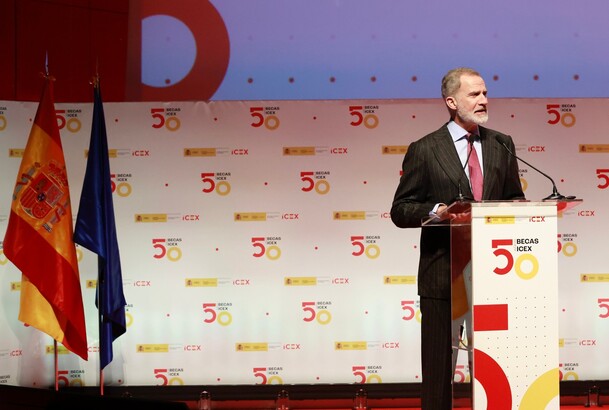 Intervención de Don Felipe en el 50º aniversario del Programa de Becas de Internacionalización Empresarial de ICEX España Exportación e Inversiones
