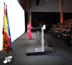 Vista general del auditorio durante la presentación de la entrega del “Premio Nacional Pyme del Año”