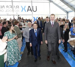 El Rey accede al Polideportivo “Rafa Nadal”