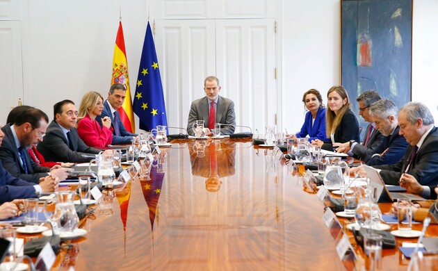 Su Majestad el Rey preside reunión del Consejo de Seguridad Nacional