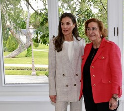 Su Majestad la Reina recibe en audiencia a la fiscal de Sala de la Fiscalía de Sala coordinadora de menores de la Fiscalía General del Estado, María T