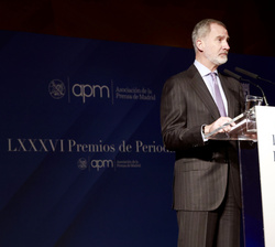 Don Felipe durante su intervención
