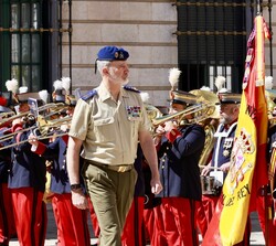 Su Majestad el Rey pasa revista a la Fuerza