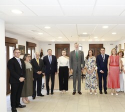 Los Reyes junto a los integrantes de la Corporación municipal de Guadalupe