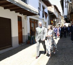 Don Felipe y Doña Letizia en Guadalupe