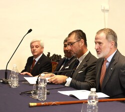 Su Majestad el Rey durante la reunión anual de las cinco Reales Maestranzas de Caballería
