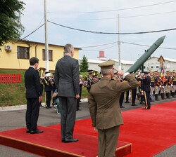 Recibimiento a Su Majestad el Rey a su llegada a Rumanía