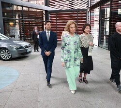 La Reina Doña Sofía a su llegada al Museo Nacional Centro de Arte Reina Sofía
