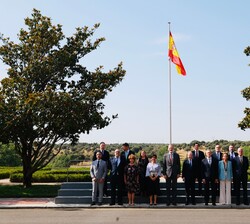 Su Majestad el Rey con la representación de ICEX España exportación e Inversiones y del despacho internacional de servicios legales y fiscales Garrigu