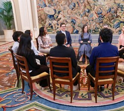 Vista general del salón donde ha tenido lugar la audiencia