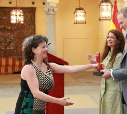 S.M. el Rey hace entrega del Premio Nacional de Investigación para jóvenes "Ángeles Alvariño", en el área de Ciencias de los Recursos Natura