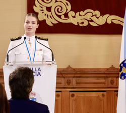 Su Alteza Real la Princesa de Asturias durante su intervención