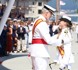 El Rey y la Princesa de Asturias