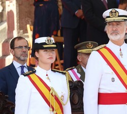 Su Majestad el Rey y Su Alteza Real la Princesa de Asturias