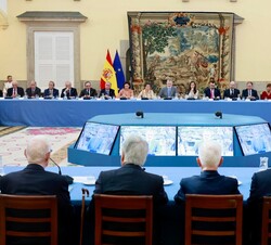 Reunión anual con los miembros de los Patronatos de la Fundación Princesa de Asturias, presidida por Sus Majestades los Reyes