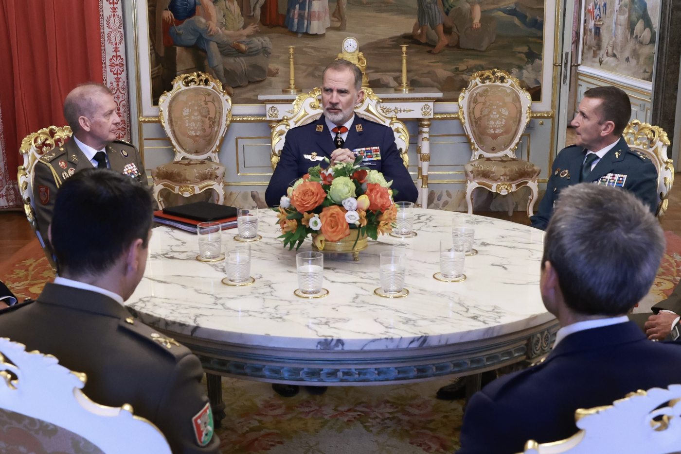 Division Rey InicioActividades y Agenda - Audiencia militar a un grupo de generales ...