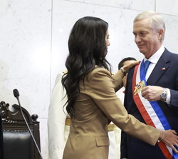 Imposición de la Banda Presidencial a José Antonio Kast