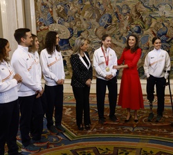 Sus Majestades los Reyes reciben en audiencia a la delegación española participante en los Juegos Paralímpicos de Invierno Milano Cortina 2026