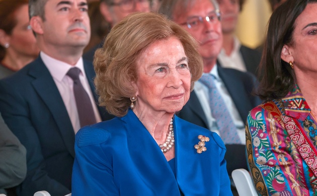 Doña Sofía en un momento durante el acto de presentación de la iniciativa "America&Spain250"