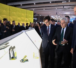 Don Felipe ha conocido las últimas novedades del sector en "The Alimentaria Hub"