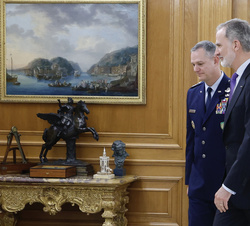 Su Majestad el Rey recibe en audiencia al Comandante del Mando Supremo Aliado en Europa (SACEUR)