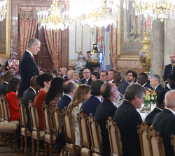 Don Felipe durante su discurso
