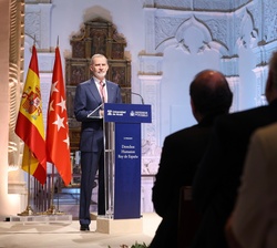 El Rey en un momento de su discurso