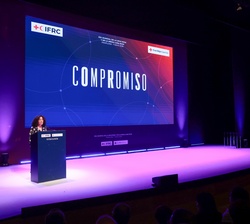 Intervención de la presidenta de la Cruz Roja Española (CRE), Mar Pageo