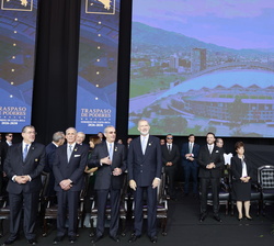 Su Majestad el Rey durante la ceremonia solemne de Transmisión del Mando Presidencial de la Presidenta Electa de la República de Costa Rica, Laura Fer