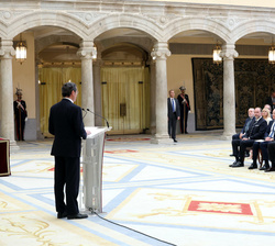 Intervención de Antonio Garamendi Lecanda durante el acto de entrega del premio