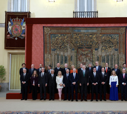 Fotografía de grupo tras la ceremonia