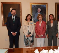 La Reina Sofía en el Ayuntamiento de Castellón de la Plana