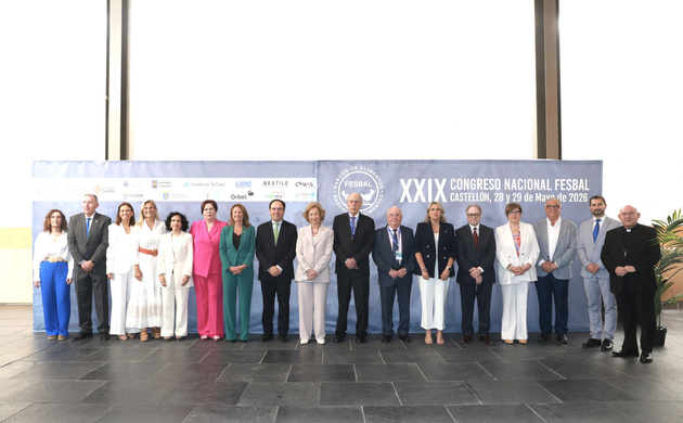 Su Majestad la Reina Doña Sofía junto a las autoridades y participantes en el XXIX Congreso de la Federación Española de Bancos de Alimentos (FESBAL)