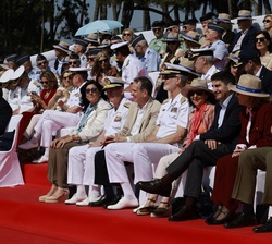 Su Majestad el Rey momentos antes de comenzar la exhibición dinámica