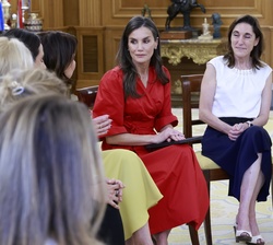 La Reina en la audiencia a una representación del Club de Ejecutivas Españolas en el Exterior
