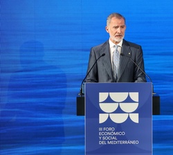 El Rey pronuncia unas palabras en el marco del encuentro celebrado bajo el lema «Un mar de compromisos»