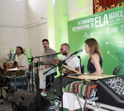 Actuación del grupo rodense Vermú, con una propuesta artística de raíz folclórica manchega