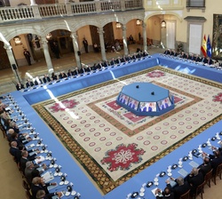 Vista general del Salón de Austrias en un momento durante la reunión