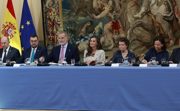 Don Felipe y Doña Letizia presiden la reunión anual con los miembros de los Patronatos de la Fundación Princesa de Asturias