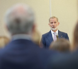 Don Felipe durante su intervención