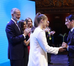 Su Alteza Real la Princesa de Asturias hace entrega del Premio Princesa de Girona CreaEmpresa 2026 a Patricia Aymá