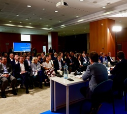Vista general de la sala donde ha tenido lugar la XXXIX reunión del Patronato de la Fundación Princesa de Girona