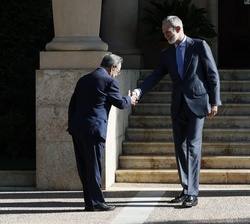 Su Majestad el Rey recibe al presidente de la Ciudad Autónoma de Ceuta, Juan Jesús Vivas