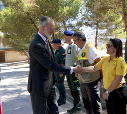 Su Majestad el Rey recibió el saludo de responsables de unidades operativas en el exterior